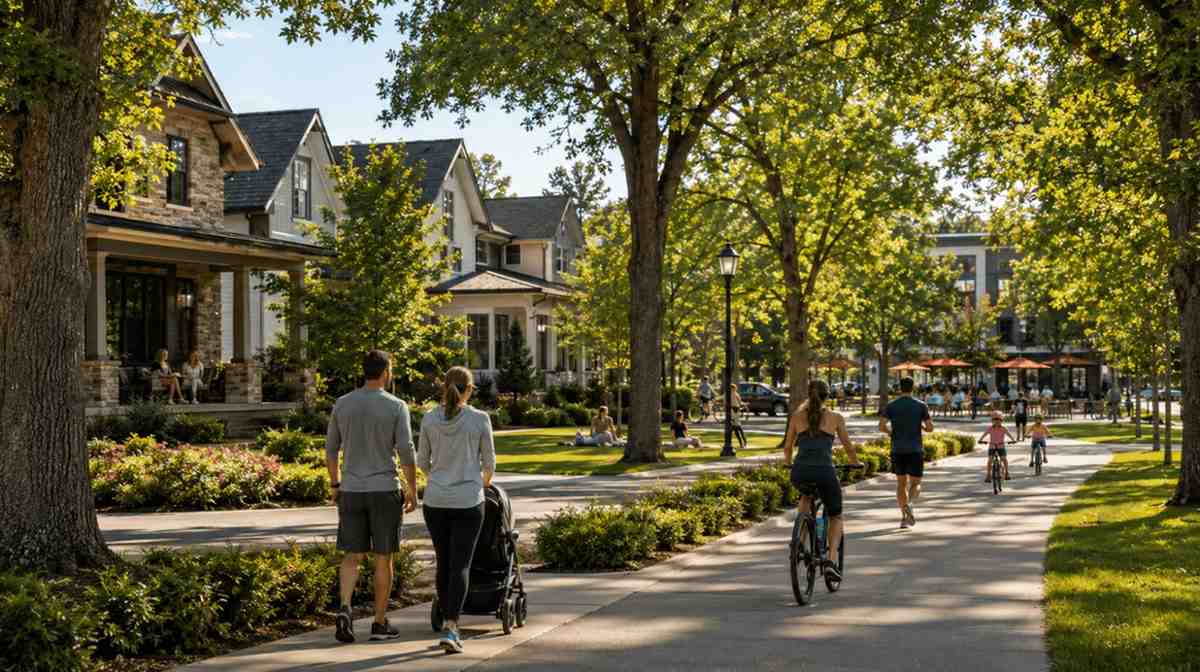 Living near downtown amenities in Bentonville, AR