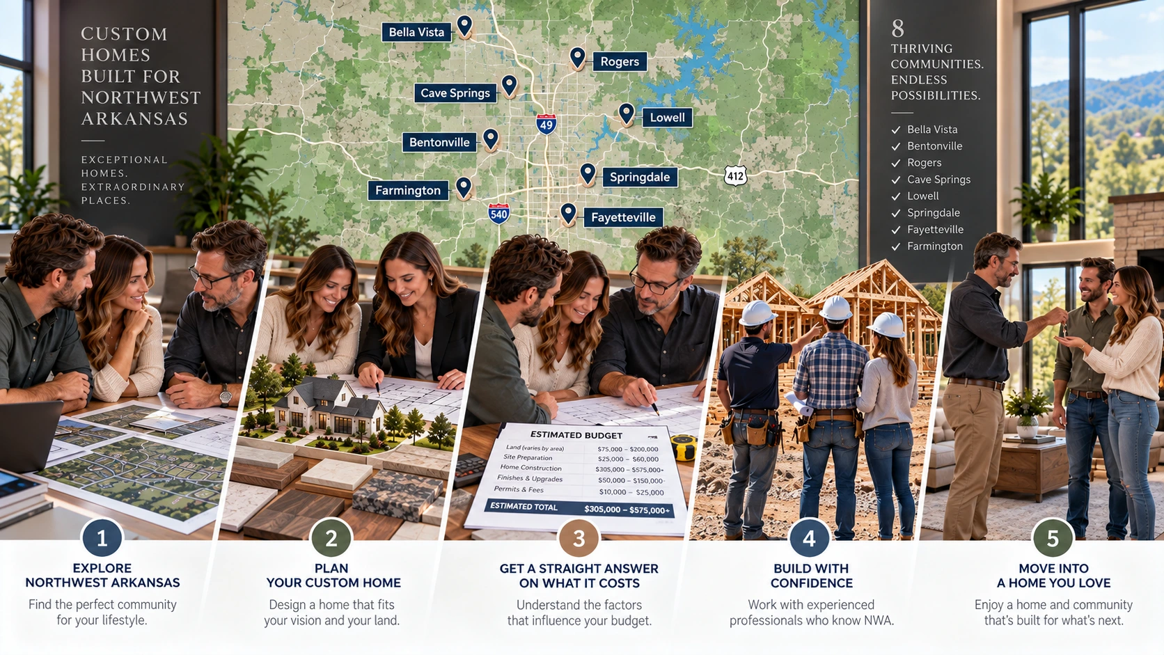 Northwest Arkansas custom home building process